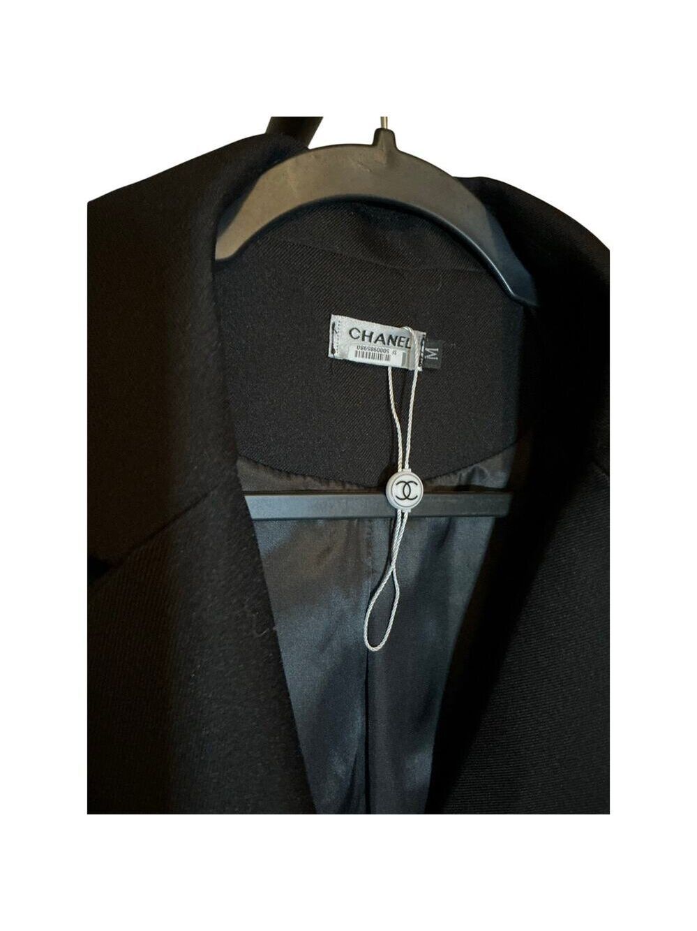 Chanel Blazer CC Crest Buttons Logo Patch Jacket Medium - Picture 2 of 16